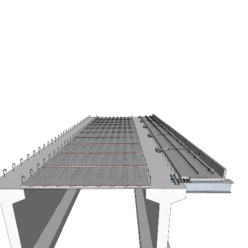 Aluminum brackets for bridges | precast products, bridge construction, deck plate, bridge slab, Shorten construction period