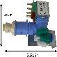detail image1 W10210603 WPW10210603 NEW OEM Produced for Whirlpool Refrigerator Water
