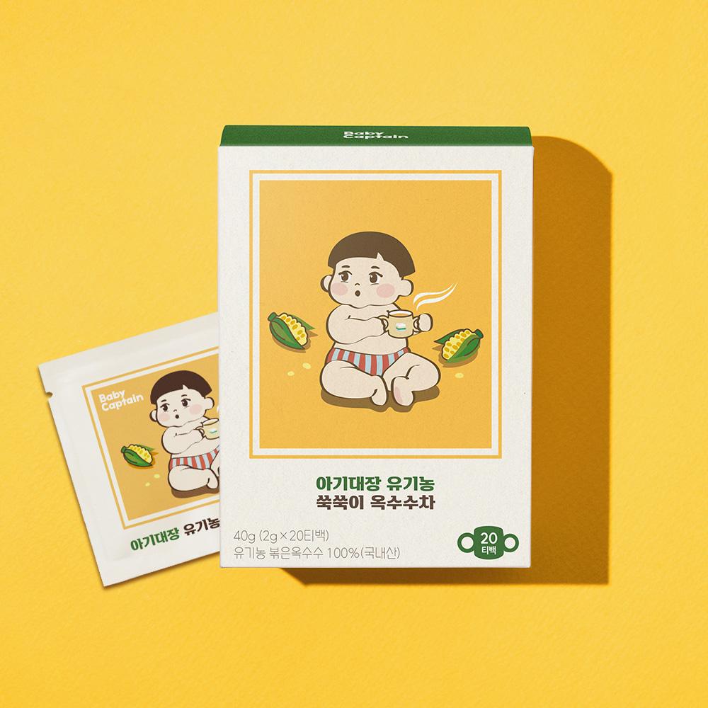 BabyCaptain Organic Corn Tea 20T