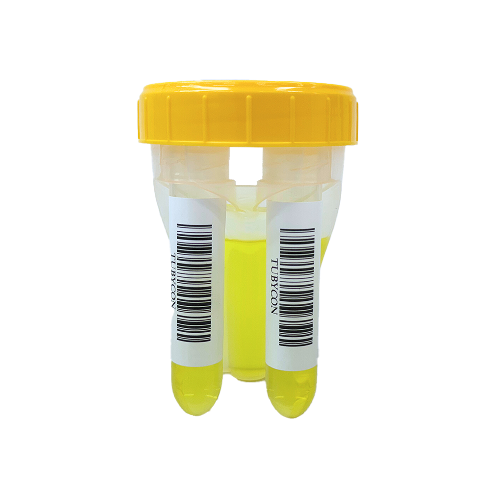 TUBYCON Dual Tube Urine Test Cup Kit