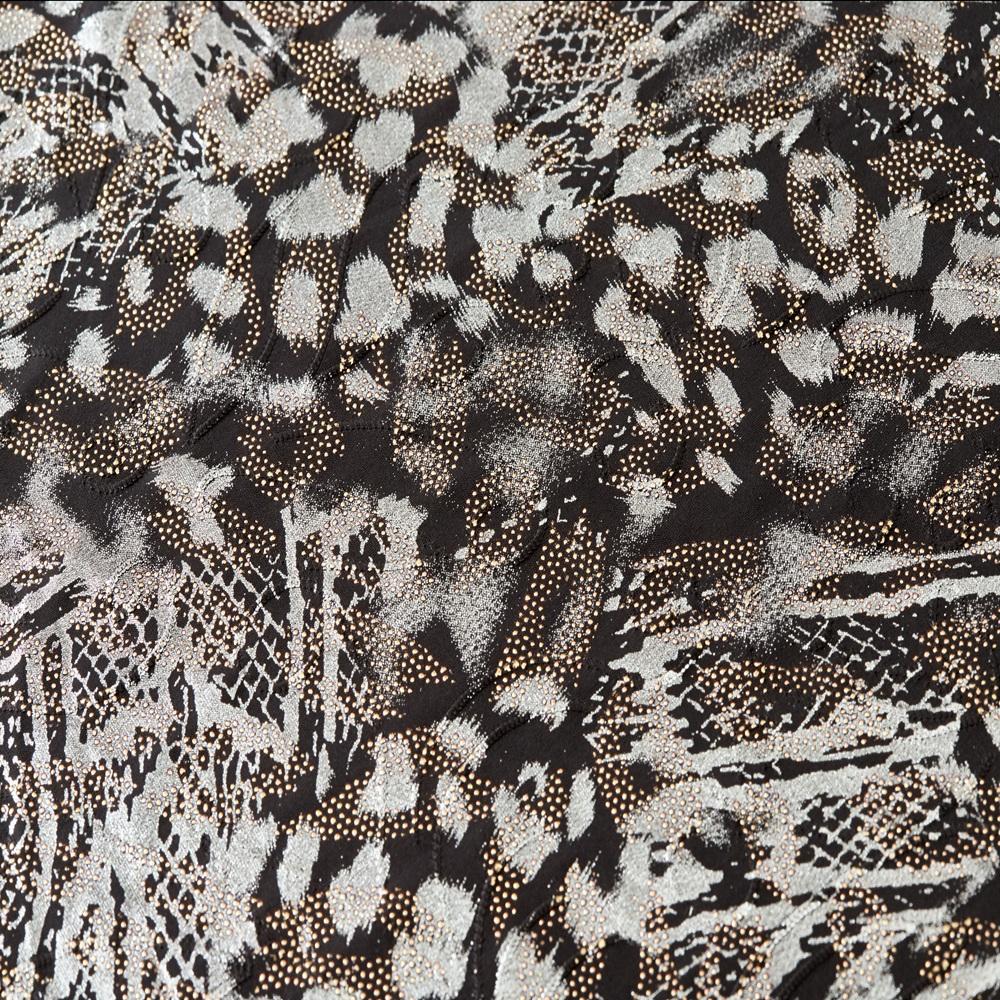 POLY SPAN KNIT JQD W/FOIL & DEW DROP ( SNF-2141-1 )