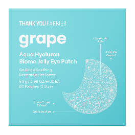 THANK YOU FARMER Grape Aqua Hyaluron Biome Jelly Eye Patch